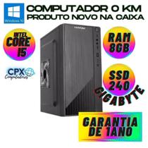 Computador Intel Core i5, 8GB RAM, SSD 240GB, Windows 10 Pro Trial.