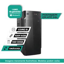 Computador Intel Core i5 Memória Ram 16gb DDR3 SSd 120gb Windows 10