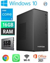 Computador - Intel Core I5- Quad Core, 16GB, SSD 240GB, 500W, GAB - WINDOWS 10 PRO