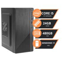 Computador Intel I5 10ª Ger 10400F 24GB DDR4 SSD 480GB WiFi Windows 11 Computador Intel I5 10ª Ger 10400F 24GB DDR4 SSD 480GB WiFi Windows 11