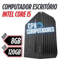 Computador Intel i5, 8GB RAM, SSD120GB, W11 Pro.