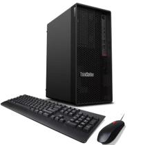 Computador Lenovo ThinkStation P360 - Intel i7, 32GB, SSD 512GB, Teclado e Mouse USB, Windows 11 Pro