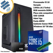COMPUTADOR MDI POWER INTEL I5 10ª GERAÇÃO 2,9GHZ 4,3GHZ Max. 8GB MEMORIA SSD 120GB COMPUTADOR MDI POWER INTEL I5 10ª GERAÇÃO 2,9GHZ 4,3GHZ Max. 8GB MEMORIA SSD 120GB