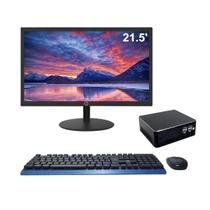 Computador Mini PC Intel Core i3 5ª 8gb Ram 120gb ssd com Monitor 21.5"