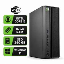 Computador Mini Pc Slim i5 Intel Rapido memoria Ram 16GB SSd 240GB Windows 10 Otimo Escritorio Pdv Computador Mini Pc Slim i5 Intel Rapido memoria Ram 16GB SSd 240GB Windows 10 Otimo Escritorio Pdv