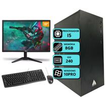 Computador Multipc Completo I5 8GB RAM SSD 240GB Monitor 19" Teclado e Mouse Windows 10 Pro