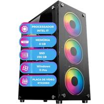 Computador MultiPC Gamer Intel i7 11ªGeração Placa de Vídeo RTX2060 6GB RAM 8GB SSD 256GB Windows 11 Computador MultiPC Gamer Intel i7 11ªGeração Placa de Vídeo RTX2060 6GB RAM 8GB SSD 256GB Windows 11