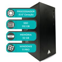 Computador MultiPC I5 6ªGeração SSD 512GB Nvme 32GB Win11Pro