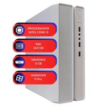 Computador Multipc Slimdesk Branco I5 8Gb Ssd 240Gb Win 11
