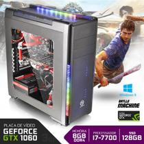 Computador Neologic Gamer Battle Machine I7-7700 7º Geração 8GB 1TB SSD 120GB GTX1060 Win8 NLI68205