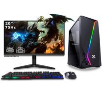 Computador NextPC Gamer Completo Intel Core i5 4ª, GTX 730 4GB, 16GB, SSD 512GB, Monitor 20