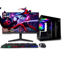 Computador NextPC Gamer Completo Intel Core i7 4ª, GTX 750ti 4GB, 16GB, SSD 512GB, Monitor 20", Gabinete Aquario