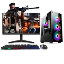 Computador NextPC Gamer Completo Intel Core i7 4ª, GTX 750ti 4GB, 16GB, SSD 512GB, Monitor 20", Gabinete Midtower