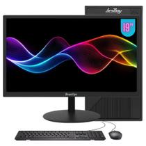 Computador Office Completo Intel Core I3 4gb 500gb Kit Monitor 19 Windows 10 Trial - BestBoy