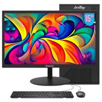Computador Office Completo Intel Core I5 4GB SSD 128 Gb Monitor 15" Windows 10 Trial - BestBoy