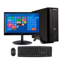 Computador Office Fine Four S I5 Core I5-4TH 16GB RAM SSD 500GB + Monitor 19 Led HDMI Teclado Mouse e Wi-Fi USB