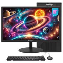 Computador office i5 4 geração 8gb ram ssd 240gb kit teclado e mouse com montor 19" widows 10 trial - bestboy