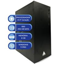 Computador Office MultiPc Core i3 8ª Geração Memória 8GB RAM SSD 256GB Windows 11