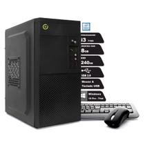 Computador ON Corp i3 7 geração 8GB DDR4 240GB SSD Windows 10 Pro