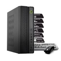 Computador ON Slim i3 3 Geração 8GB DDR3 240GB SSD Windows 10 Pro
