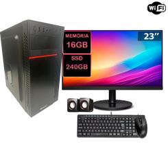 Computador Pc Barato Intel I5 3a 16gb Ssd 240gb Monitor 23" Computador Pc Barato Intel I5 3a 16gb Ssd 240gb Monitor 23"