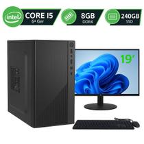 Computador Pc Completo I5 6ª Geração, 8GB, HD 240GB Monitor Kit Imperdível