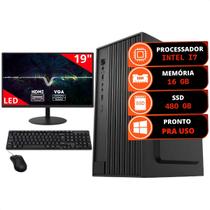 Computador Pc Completo Intel I7 16gb Ssd 480gb Com Monitor
