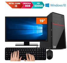 Computador Pc Cpu Completo Intel Core I5 8gb ram Hd 500 Gb Monitor 19 LED Computador Pc Cpu Completo Intel Core I5 8gb ram Hd 500 Gb Monitor 19 LED