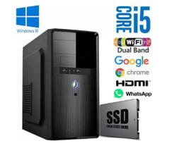Computador Pc Cpu Core i5 8ª Geração 8gb DDR4 - memória Ssd 240GB - Windows 10 - MJB TECH