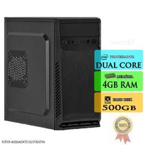 Computador PC Cpu Dual Core 4gb HD 500gb - Para home office - marketpc