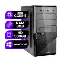 Computador Pc Cpu Intel Core I5, 8GB Memória, HD 500gb, Windows 10