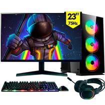 Computador PC Gamer completo 2Eletro RGB, Intel Core i7, 16GB RAM, SSD 1TB, Fonte 500W, Monitor 23 75Hz, Kit Gamer completo PG2E1023RG Computador PC Gamer completo 2Eletro RGB, Intel Core i7, 16GB RAM, SSD 1TB, Fonte 500W, Monitor 23 75Hz, Kit Gamer completo PG2E1023RG