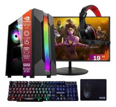 Computador Pc Gamer Completo Intel Core I5 Ssd 240gb 8gb