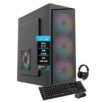 Computador PC Gamer I3 4 GTX 1650 8GB RAM HD500GB SSD120GB