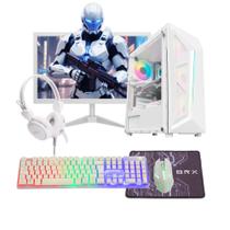 Computador PC Gamer I7 3ª 16gb Ram Ssd 240gb GT 730 4gb Monitor 20" - BRANCO - PRIME SHOCK