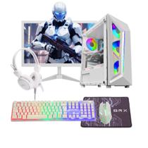Computador PC Gamer I7 3ª 16gb Ram Ssd 960gb GT 730 4gb Monitor 20" - BRANCO