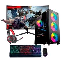 Computador Pc Gamer I9 11ª geração, 16gb Ram, Ssd 960gb, Rtx 2060 6gb, Monitor 23" Curvo, Gabinete GB1749 - Preto