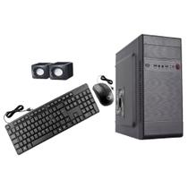 Computador Pc intel core I3 4GB RAM HD 500GB Teclado Mouse Caixa de som