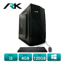 Computador PC Intel Core i3 550 4GB 120GB Windows 10 + Teclado e Mouse - ARK