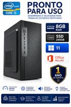 Computador PC Intel Core i5 8GB RAM SSD 240GB HDMI Windows 11, Office, Desktop para Escritório, Home Office, Empresas, Estudos, Pronto pra Uso Computador PC Intel Core i5 8GB RAM SSD 240GB HDMI Windows 11, Office, Desktop para Escritório, Home Office, Empresas, Estudos, Pronto pra Uso