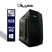 Computador PC Intel Core i7 4GB HD de 500GB Windows 10 - Lumitec