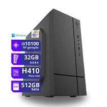 Computador PC Master Desktop Intel Core i3 10100 10ª Décima Geração 32gb ddr4 512gb ssd sata Computador PC Master Desktop Intel Core i3 10100 10ª Décima Geração 32gb ddr4 512gb ssd sata