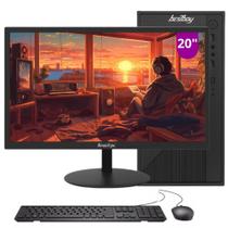 Computador Pc Office Completo Bestboy Intel Core I5 3º 8GB RAM SSD 240GB Kit Teclado e Mouse Monitor 20