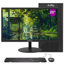 Computador Pc Office Completo Bestboy Intel Core I5 3º 8GB RAM SSD 480GB Kit Teclado Mouse Monitor 20