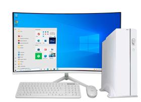 Computador Pc Slim Branco I7 16gb Ram Ssd 480gb Tela 27 Wifi