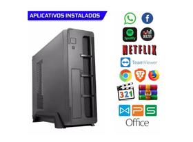 Computador Pc Slim - Core I3 4GEN, 8gb, Ram, Ssd240gb - Windows 10 Pro - intel