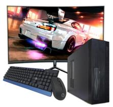 Computador Pc Slim I5 16gb Ram Ssd 960gb Monitor 31.5 Curvo - Preto