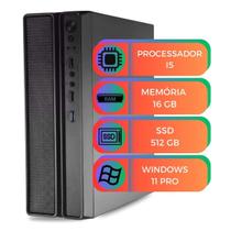 Computador Pc Slim I5 3 Geração 16 Gb Ssd 512 Gb Win 11 Pro