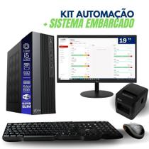 Computador PDV TOB i5 2ªG 8GB SSD 120GB com Impressora Monitor 19” Sistema Embarcado para Restaurantes e Lanchonetes