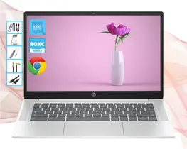 Computador portátil HP Chromebook Gemini-AI Chrome OS 14" 4 GB RAM 128 GB SSD